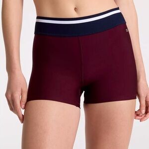DSG 3” Compression Mid-Rise Shorts Sz S NWT Burgundy & Navy